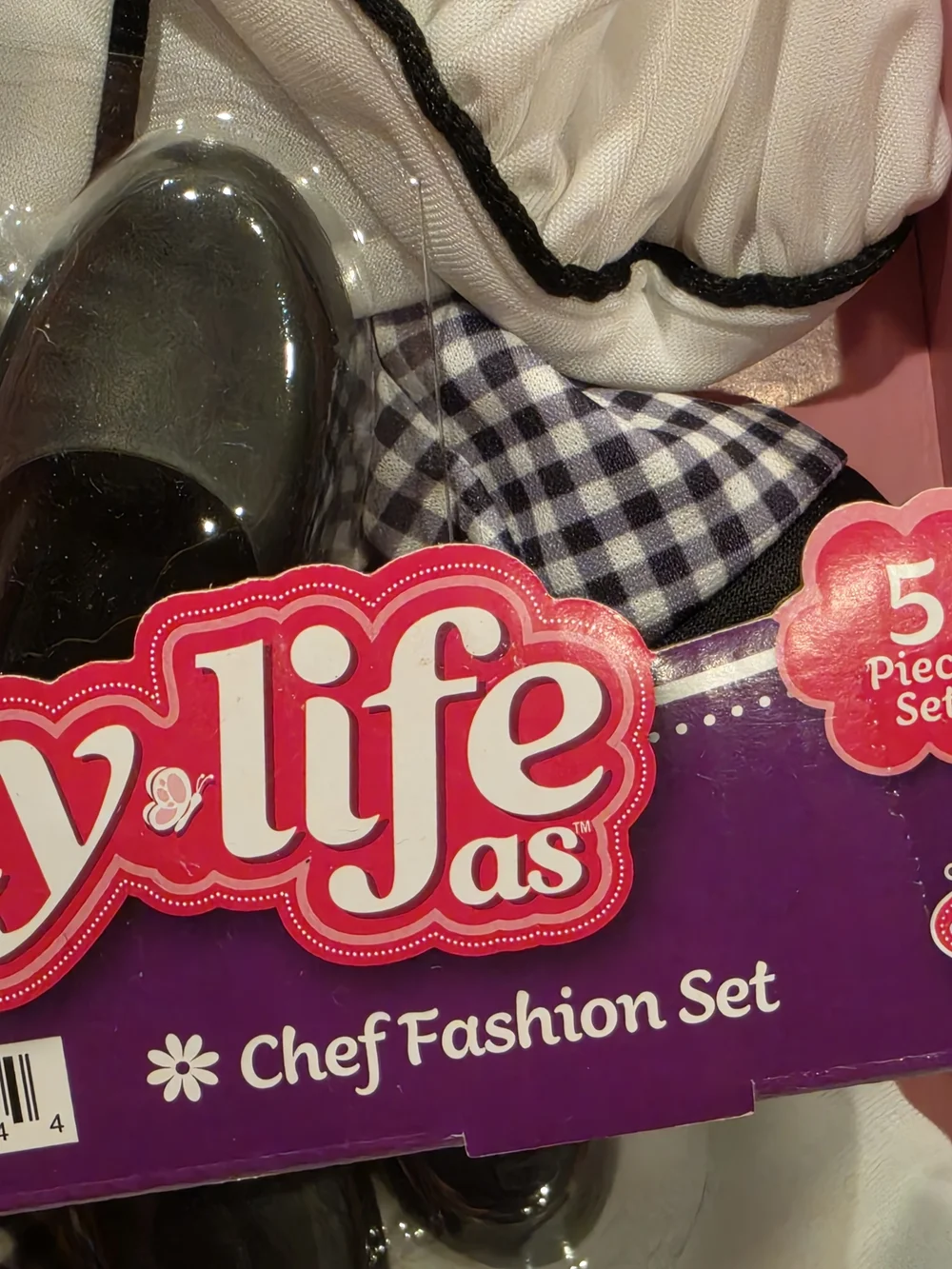 My Life As Chef Outfit Set for 18-Inch Dolls - White & Black